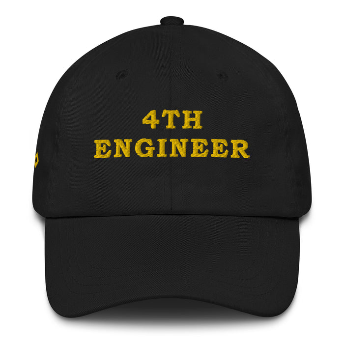 Hat with embroidery 4TH ENGINEER - IamSEAWOLF shop