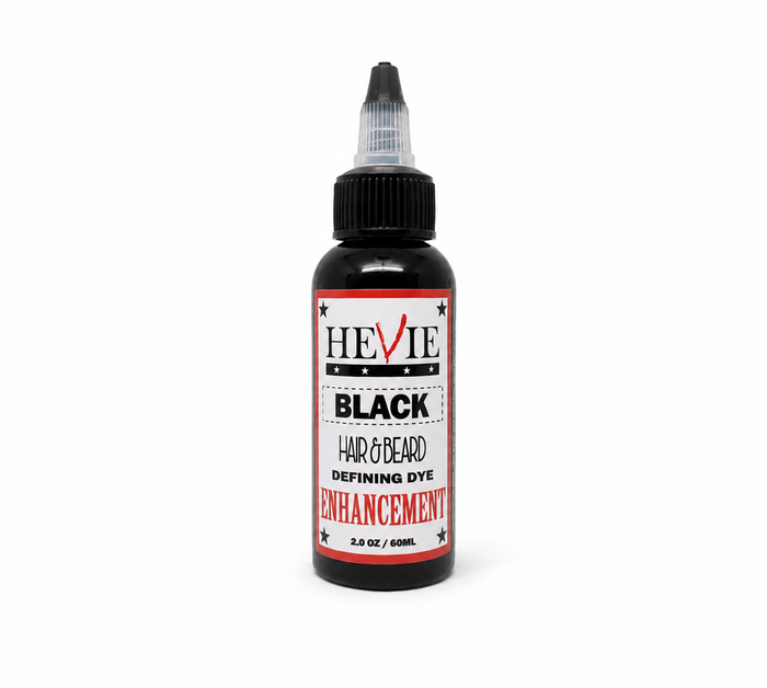 Hevie Enhancement - Semi-Permanent Black Beard & Hair Dye
