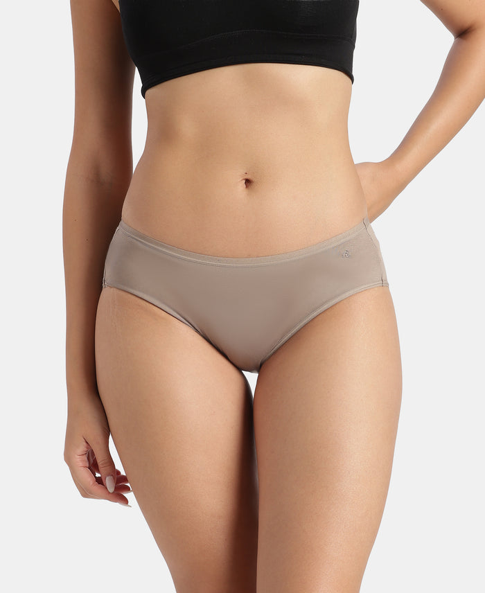 High Coverage TENCEL™ Micro Modal Elastane Stretch Hipster with Ultrasoft Waistband - Assorted (Pack of 3)