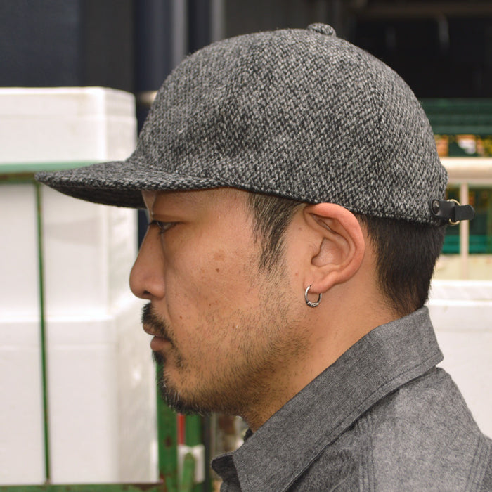 HIGHER ”HT25021” Harris Tweed Oatmeal Cap
