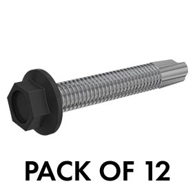 Hinge panel brace screws 12Gx40MM - 12 PACK - Image 2