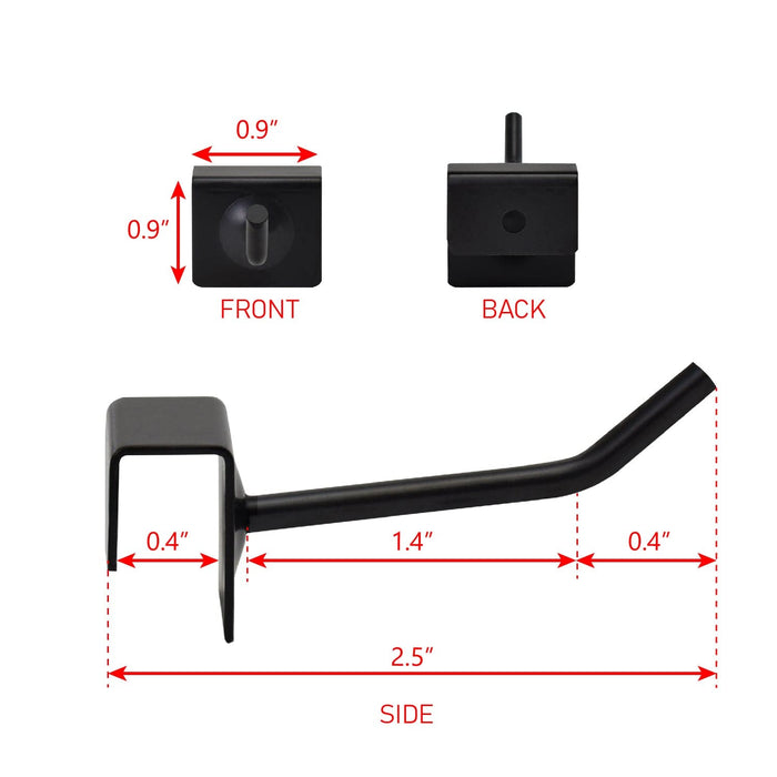 #HOOK-246 24 Pcs Small Metal Panel Hook Hanger