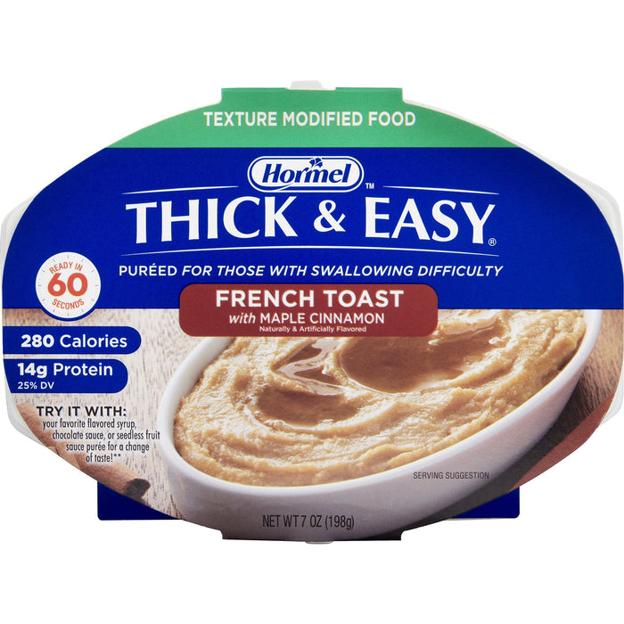 Hormel Thick & Easy Purees, Cinnamon French Toast, Case/7 - 60742-Case - LL Medico