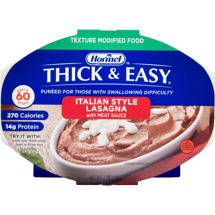 Hormel Thick & Easy Purees, Italian Style Lasagna, Case/7 - 60744-Case - LL Medico