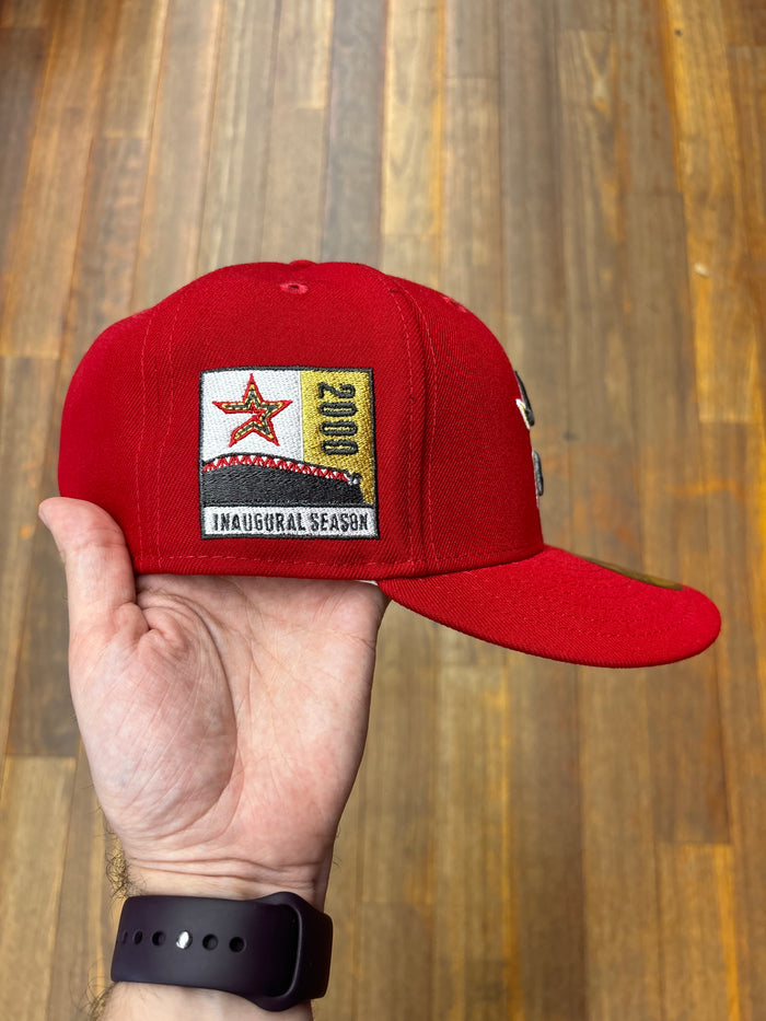 Houston Astros All Red Silver Star 2000 Inaugural