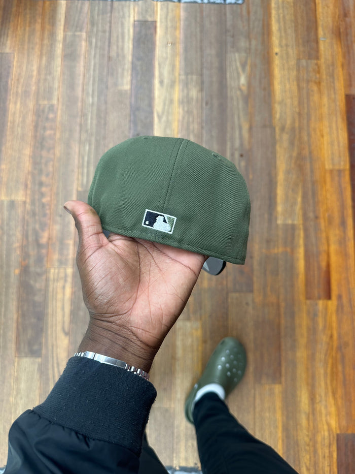 Houston Astros Olive and Black 50th Burgundy Outline