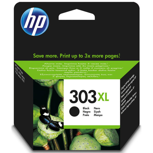 HP 303XL High Yield Black Original Ink Cartridge - T6N04AE