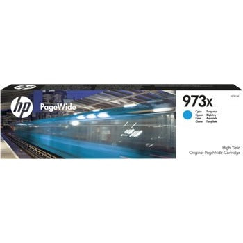 HP 973X High Yield Cyan Original PageWide Cartridge Page Yield 7000 F6T81AE