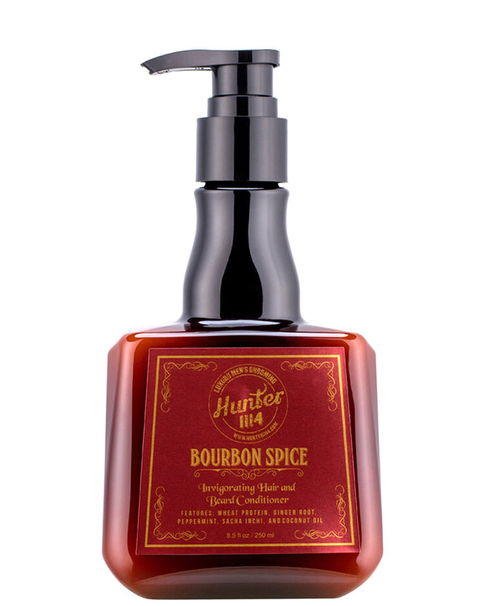 Hunter 1114 Bourbon Spice Invigorating Hair & Beard Conditioner 8.5oz