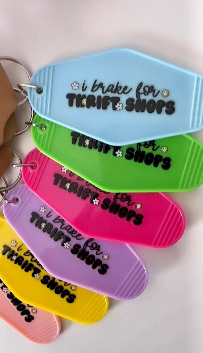 I hate people keychain
