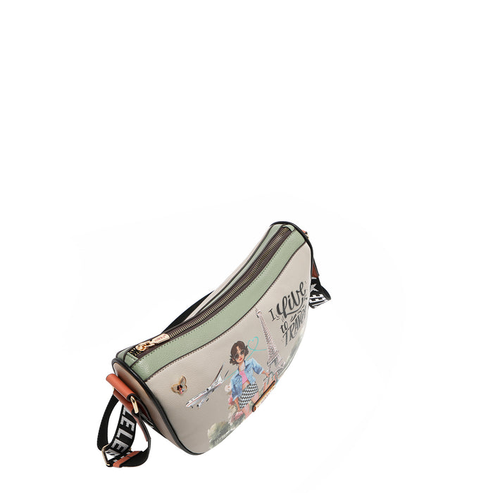 I LIVE TO TRAVEL MESSENGER BAG