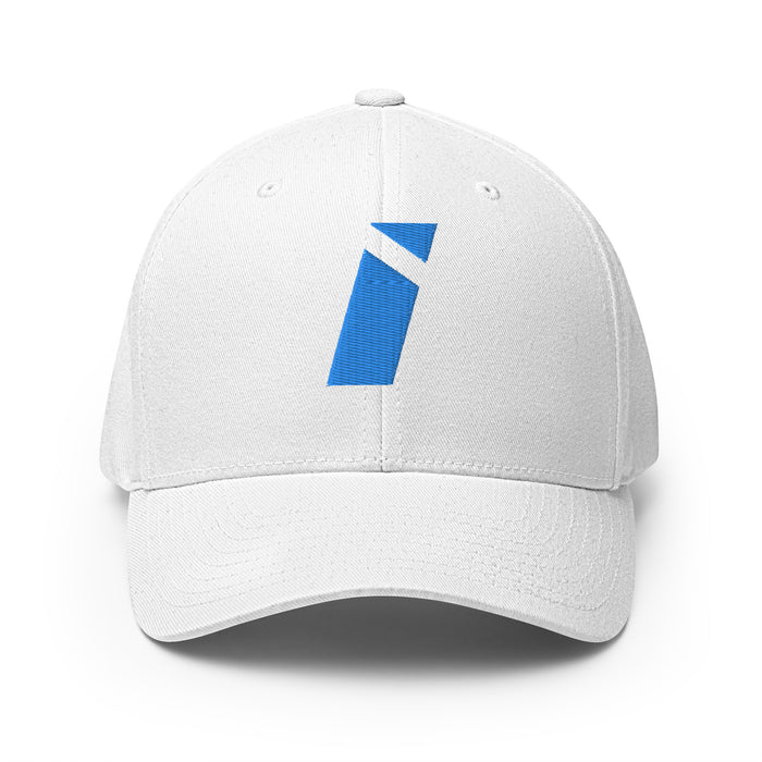 IDEAL Electrical Structured Cap with Embroidered Blue Brand Mark