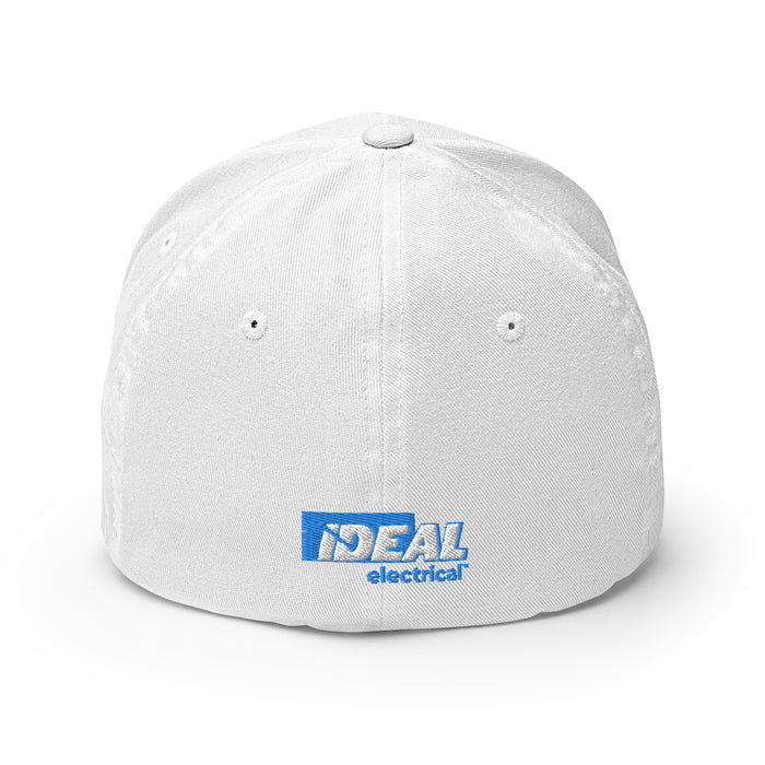 IDEAL Electrical Structured Cap with Embroidered Blue Brand Mark