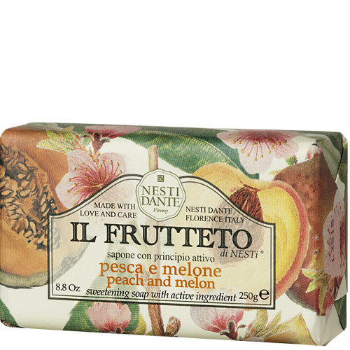 Il Frutteto Peach and Melon Bar Soap 8.8 oz