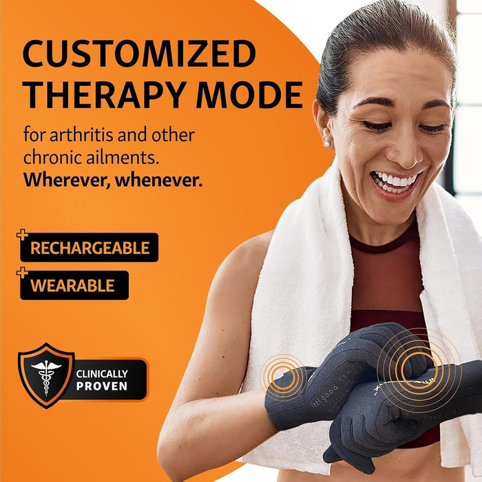 Intellinetix Vibration Therapy Gloves, Left & Right Hand, Large - 07232-Pair - LL Medico