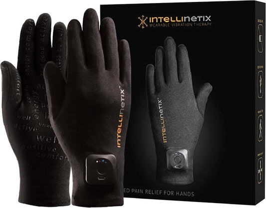Intellinetix Vibration Therapy Gloves, Medium - 07231-Pair - LL Medico
