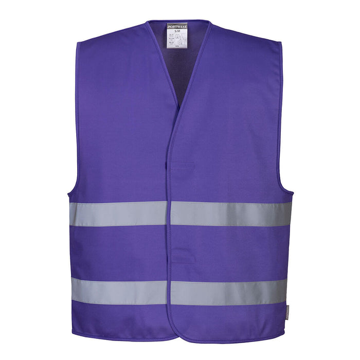 Iona Enhanced Safety Vest F474 - Fluorescent, Reflective, EN ISO 20471 Certified, Breathable, Ideal for Various Industries - Mann Supply Portwest
