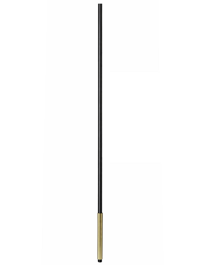 Iron Baluster 9500BB - 5/8" Round - Brass Ornamentation