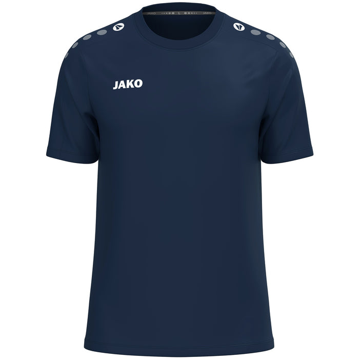 JAKO T-Shirt One Cotton – Blau (900) (vorne)