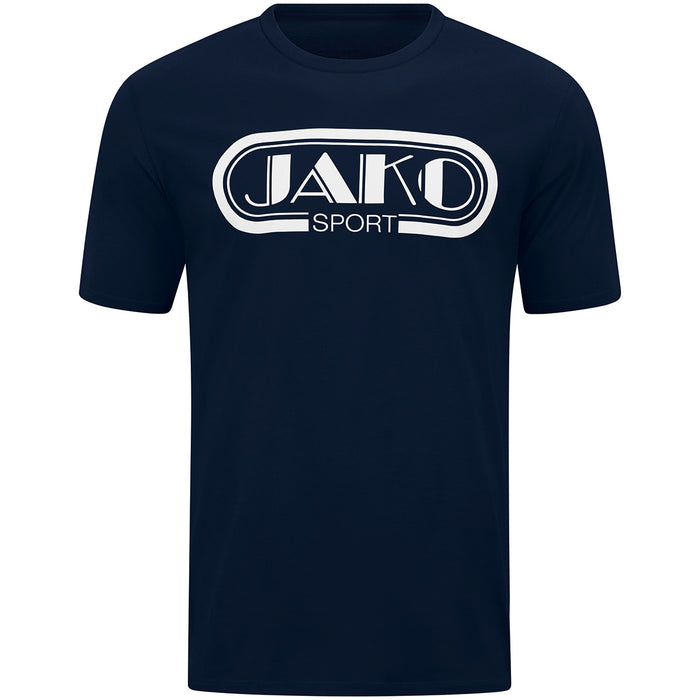JAKO T-Shirt Retro – Blau (vorne)