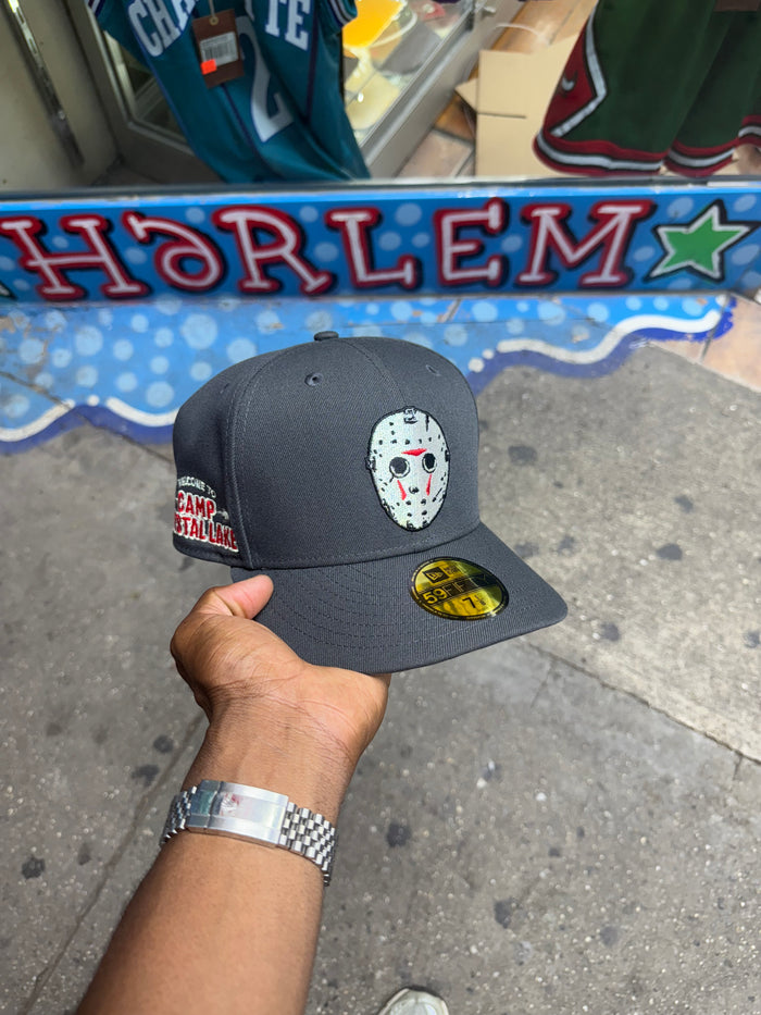 Jason Friday The 13Th All Dark Grey 5950 Fitted