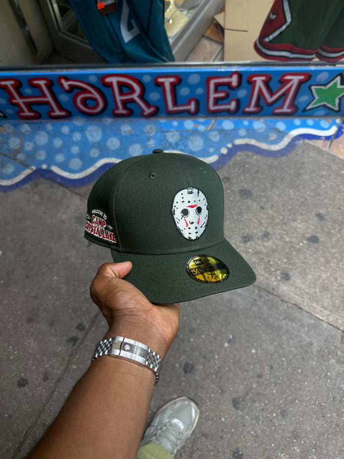 Jason Friday The 13Th Seaweed Green 5950 Fitted