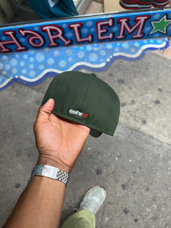 Jason Friday The 13Th Seaweed Green 5950 Fitted