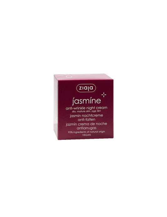 JAZMÍN Crema facial de noche antiarrugas - Ziaja - Piel madura