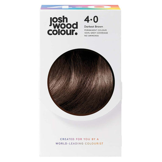 Josh Wood Colour Permanent Colour 4.0 Darkest Brown 145ml
