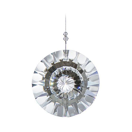 Jumbo Sun Crystal Suncatcher  – Clear Beaded