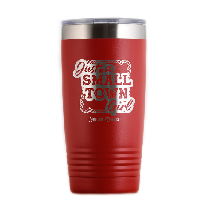 Red Small Town Girl tumbler