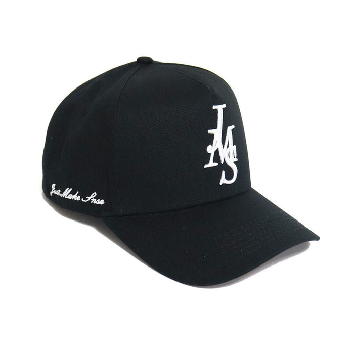 Just Make Sense “JMS” Black SnapBack