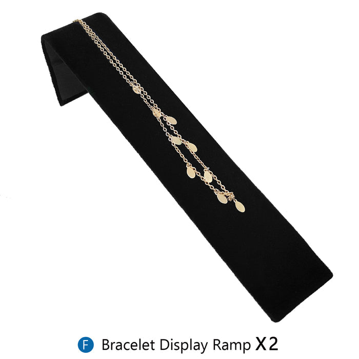 #JWY1203SET 11 Pcs Black Velvet Jewelry Display Set