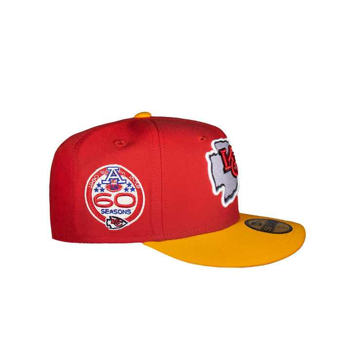 Kansas City Chiefs Red and Yellow 60Th Anniversary