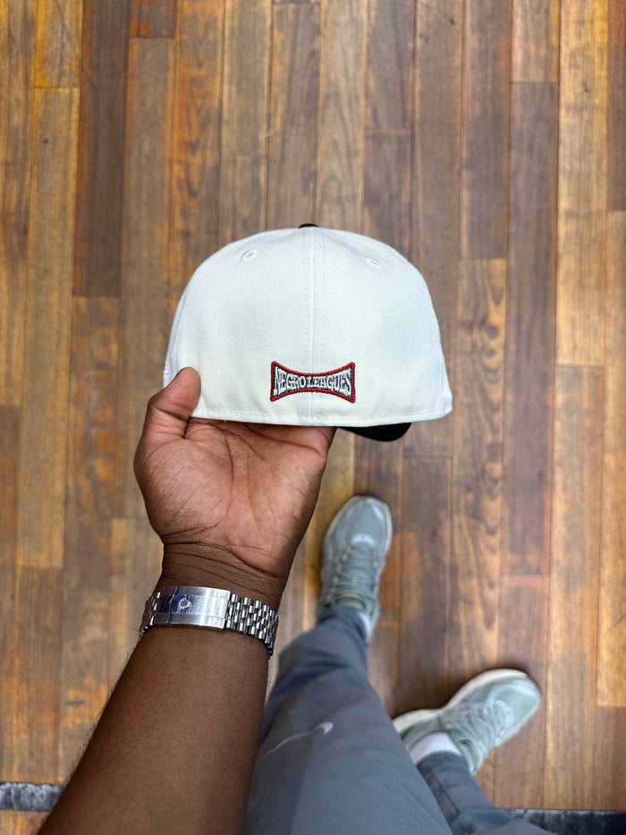 Kansas City Monarchs Chrome Creme White and Black Negro Leagues