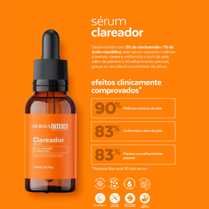 Kit Rotina Completa Super Clareadora, Nutritiva com Proteção