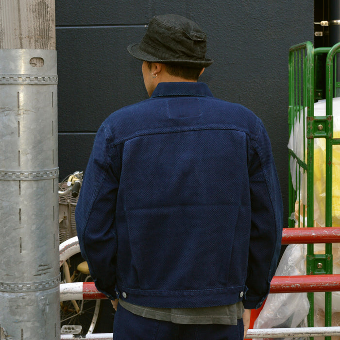 KOJIMA GENES "RNB-5049" Indigo SASHIKO Denim Jacket
