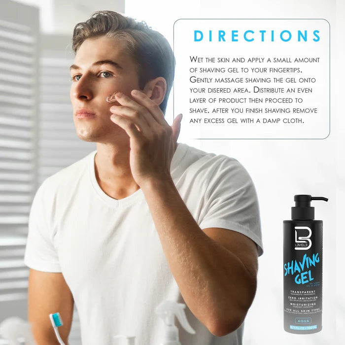 L3VEL3™ Transparent Shaving Gel 1000ml