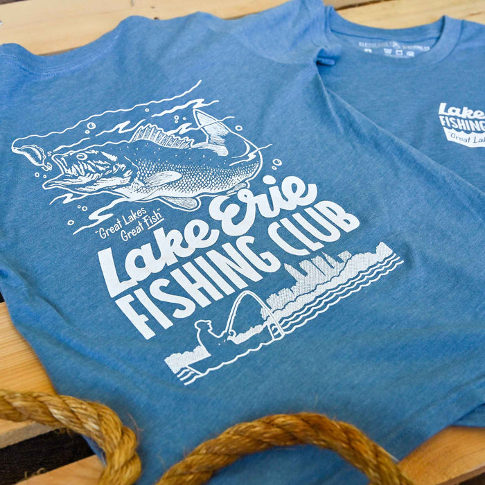 Lake Erie Fishing Club - Youth Crew T-shirt