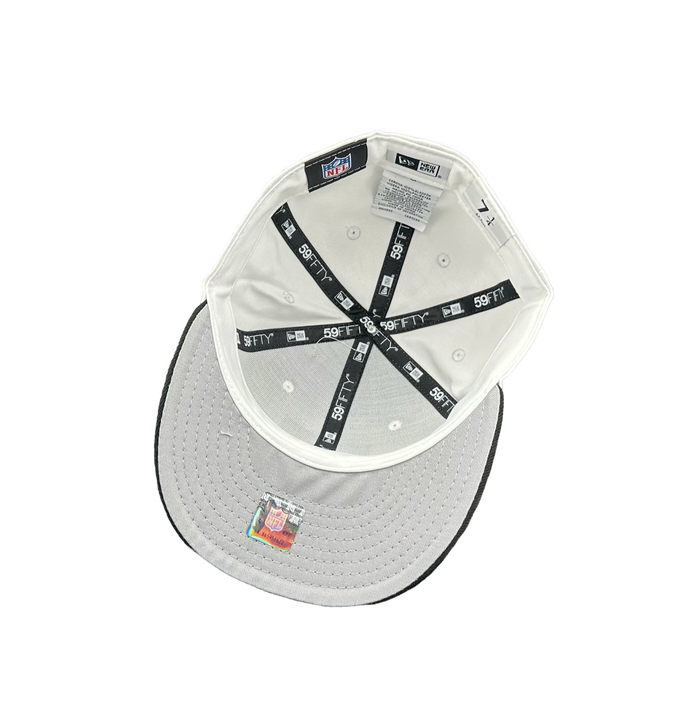 Las Vegas Raiders White & Black 5950 Fitteds XVIII