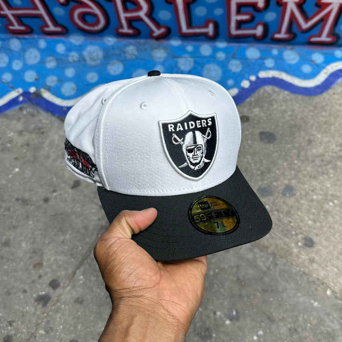 Las Vegas Raiders White & Black 5950 Fitteds XVIII