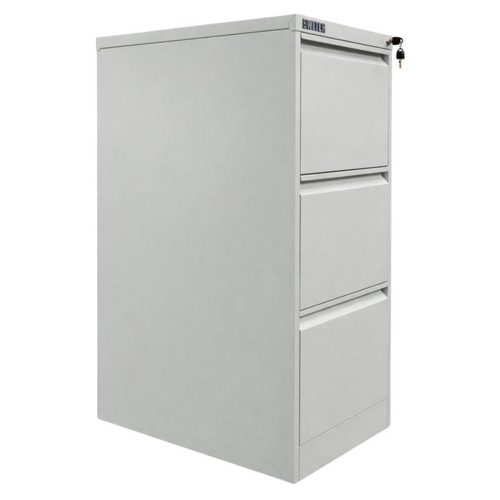 Lockable 3-Drawer Vertical Metal Filing Cabinet