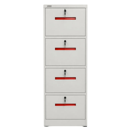 Lockable 4-Drawer Vertical Metal Filing Cabinet