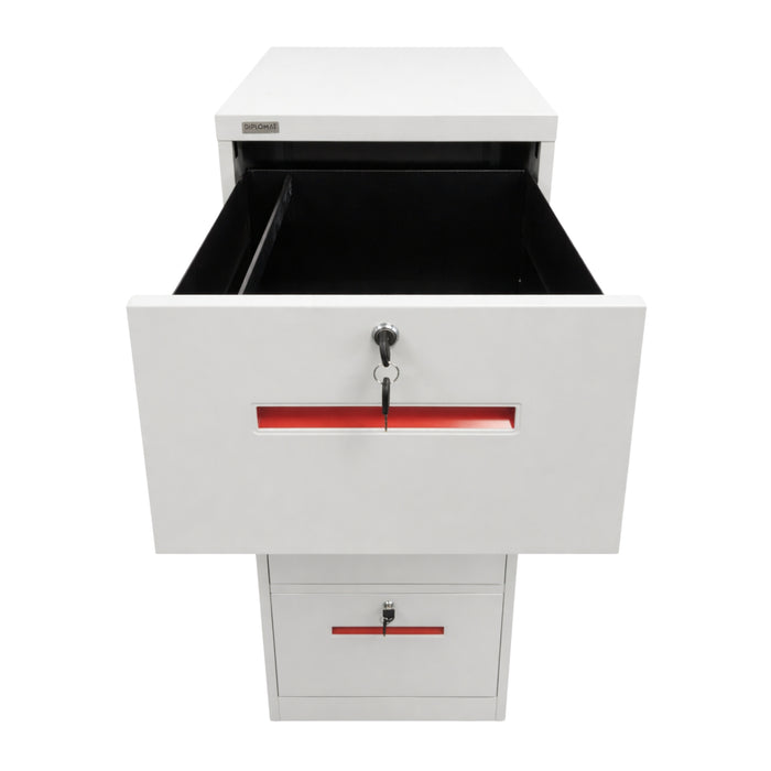 Lockable 4-Drawer Vertical Metal Filing Cabinet