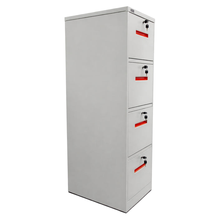 Lockable 4-Drawer Vertical Metal Filing Cabinet