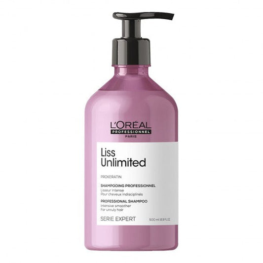 L'OREAL SERIE EXPERT LISS UNLIMITED SHAMPOO 500ML
