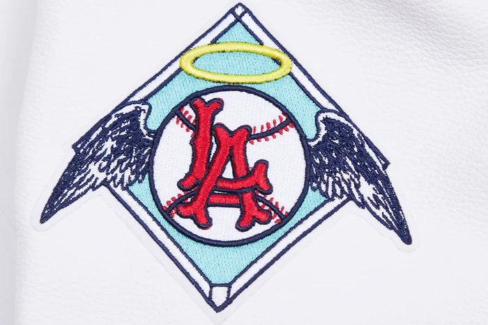 Los Angeles Angels Navy and White Varsity Jacket