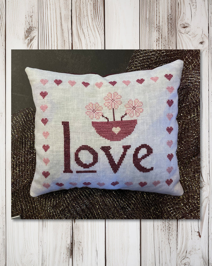 Love Cross Stitch Pattern (Word Play Series)