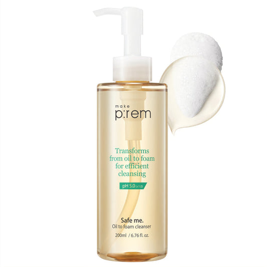 [Make P:rem] Safe Me Oil to Foam Cleanser