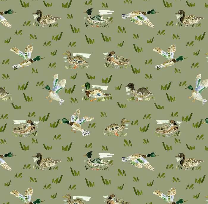 Mallards Moss Fabric